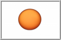 Cabochon, LUNASOFT, 18mm, orange, 1 Stk.