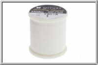MIYUKI Beading Thread, F�delgarn, white, 1 Spule