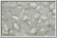 Gekko�-Beads, 3x5mm, crystal, trans., full AB, matte, 50 Stk.