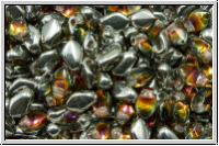 Gekko�-Beads, 3x5mm, crystal, trans., volcano, 50 Stk.