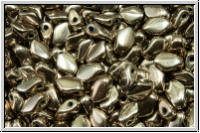 Gekko�-Beads, 3x5mm, black, op., full argentic, 50 Stk.
