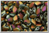 Gekko�-Beads, 3x5mm, black, op., full marea, matte, 50 Stk.
