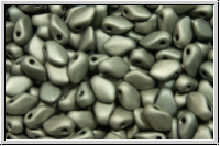 Gekko�-Beads, 3x5mm, black, op., full chrome, matte, 50 Stk.