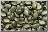 Gekko�-Beads, 3x5mm, black, op., full argentic, matte, 50 Stk.