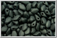 Gekko�-Beads, 3x5mm, black, op., matte, 50 Stk.