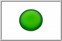 Cabochon, LUNASOFT, 18mm, green, neon, 1 Stk.