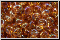 TM-03-0162c, TOHO Magatamas, 3mm, topaz, dk., trans., AB, 10g