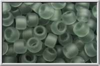 R-08-0009bf, TOHO Rocailles, 08/0, black diamond, trans., matte, 10g