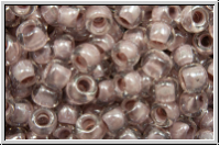 R-08-0353, TOHO Rocailles, 08/0, crystal, trans., lavender-ld., 10g