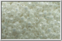 R-15-0401, TOHO Rocailles, 15/0, white, op., AB, 5g