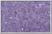 B�hm. Glasschliffperle, feuerpol., 4mm, violet, trans., 50 Stk.