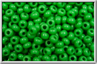 PR-11-53250, PRECIOSA Rocailles, 11/0, green, jade, dkst., op., 20g