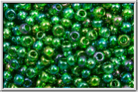 PR-11-51060, PRECIOSA Rocailles, 11/0, green, forest, dk., trans., AB, 20g