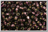 PR-11-27060, PRECIOSA Rocailles, 11/0, amethyst, med., trans., silver-ld., 20g