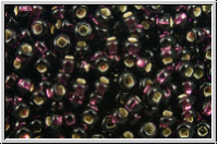 PR-11-27080, PRECIOSA Rocailles, 11/0, amethyst, dkst., trans., silver-ld., 20g