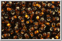 PR-11-17140, PRECIOSA Rocailles, 11/0, topaz, dkst., trans., silver-ld., 20g