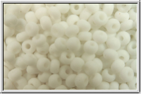 PR-11-03050M, PRECIOSA Rocailles, 11/0, white, op., matte, 20g