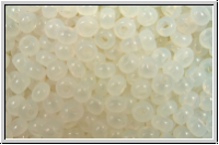 PR-11-02090, PRECIOSA Rocailles, 11/0, white, alabaster, 20g