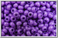 PR-11-16328, PRECIOSA Rocailles, 11/0, white, op., terra lilac, luster, 20g