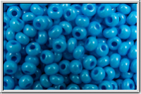 PR-11-16365, PRECIOSA Rocailles, 11/0, white, op., terra aqua, luster, 20g
