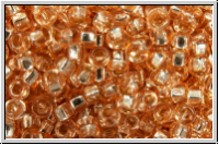 PR-11-08288, PRECIOSA Rocailles, 11/0, crystal, trans., terra blush, silver-ld., 20g