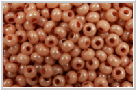PR-11-07631, PRECIOSA Rocailles, 11/0, white, op., terra rose, luster, 20g