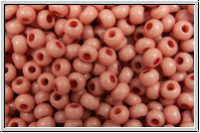 PR-11-07303, PRECIOSA Rocailles, 11/0, white, op., solgel rose, 20g