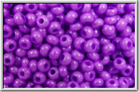 PR-11-16128, PRECIOSA Rocailles, 11/0, white, op., violet, luster, 20g