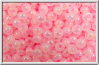 PR-11-57573, PRECIOSA Rocailles, 11/0, pink, ceylon, AB, 20g