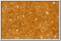 B�hm. Glasschliffperle, feuerpol., 3mm, topaz, lt., trans., 50 Stk.