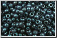 b�hm. Rocailles, 11/0, black, op., teal, met. antique, 10g