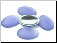 Cabochon, LUNASOFT, 25x18mm, aubergine, 1 Stk.
