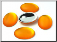 Cabochon, LUNASOFT, 25x18mm, apricot, 1 Stk.