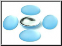 Cabochon, LUNASOFT, 25x18mm, azure, 1 Stk.