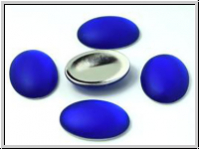 Cabochon, LUNASOFT, 25x18mm, sapphire, 1 Stk.