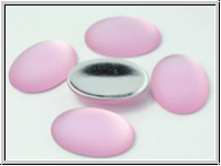 Cabochon, LUNASOFT, 25x18mm, rose, 1 Stk.