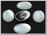 Cabochon, LUNASOFT, 25x18mm, ice pearl, 1 Stk.