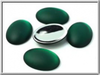Cabochon, LUNASOFT, 25x18mm, evergreen, 1 Stk.