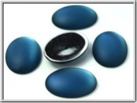 Cabochon, LUNASOFT, 25x18mm, denim blue, 1 Stk.