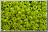 RR-11-0479, MIYUKI Rocailles, 11/0, green, lime, op., AB, 10g