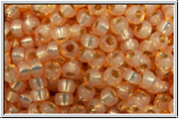 RR-11-0580, MIYUKI Rocailles, 11/0, caramel (dyed), opal, silver-ld., 10g