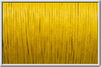 Baumwollkordel (BW), gewachst, 1mm, yellow, Preis/m