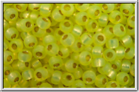 RR-11-0675, MIYUKI Rocailles, 11/0, lemon (dyed), opal. silver-ld., 10g