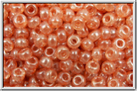 RR-11-3507, MIYUKI Rocailles, 11/0, peach, trans., luster, 10g