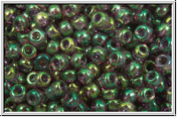 RR-11-2446, MIYUKI Rocailles, 11/0, amethyst, trans., luster, AB, 10g