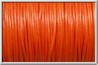 Polyesterkordel, gewachst, 1mm, orange, Preis/m