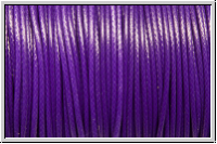 Polyesterkordel, gewachst, 1mm, lila, Preis/m