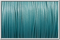 Polyesterkordel, gewachst, 1mm, skyblue, Preis/m