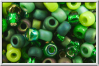 RR-08-Mix-b03, MIYUKI Rocailles, 08/0, Mix "Evergreen", 10g