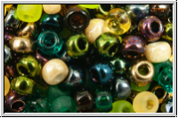 RR-08-Mix-b99, MIYUKI Rocailles, 08/0, Mix "Green Forrest", 10g